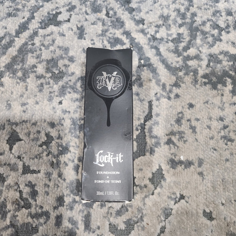 KVD Vegan Beauty Lock-It Foundation Light 43 Warm Full Coverage Matte 1oz NIB
